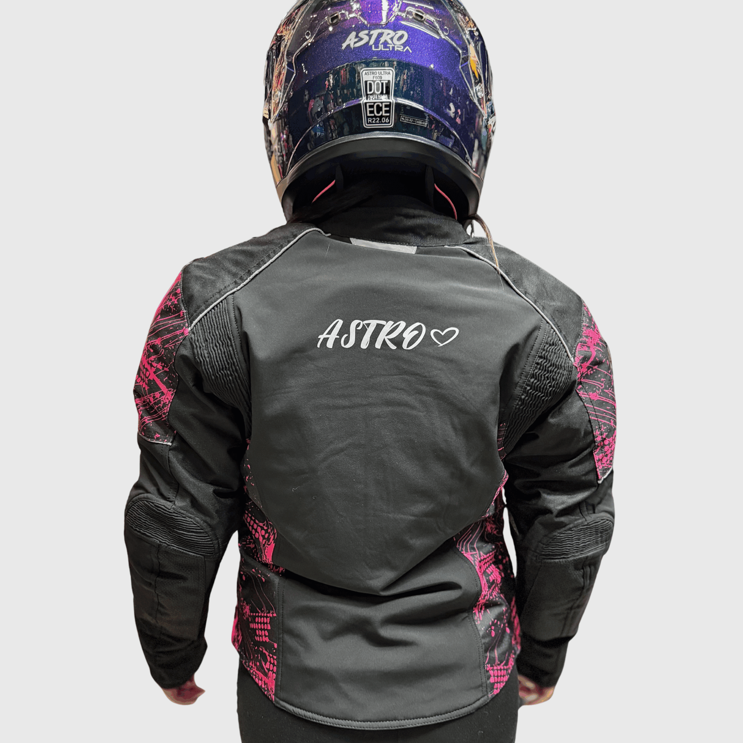 CHAMARRA PARA DAMA ASTRO BIKER ROSA - Imagen 3