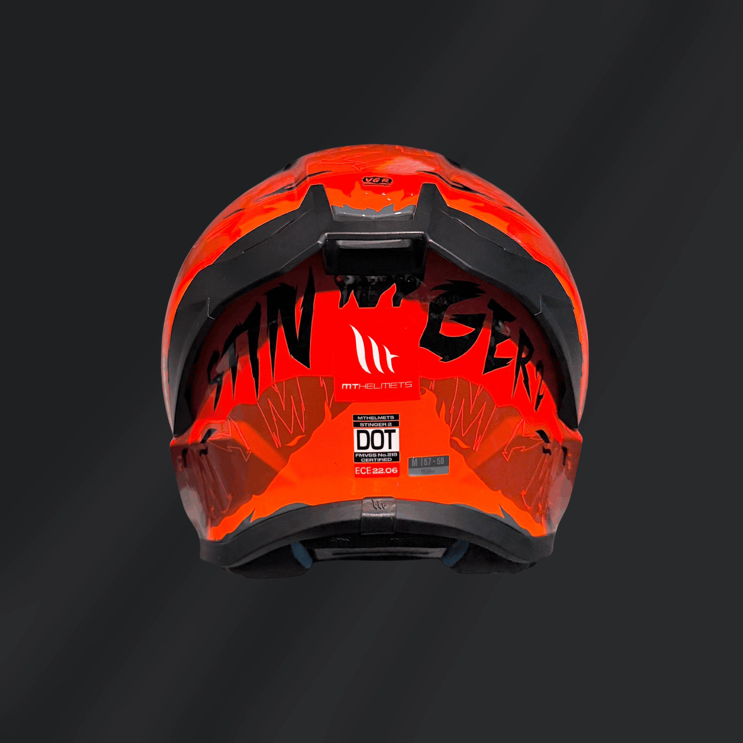 CASCO INTEGRAL MT HELMETS STINGER 2 ARDENT ROJO - Imagen 3
